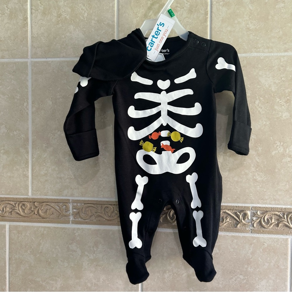 Carter’s Just One You Skeleton Outfit with Hat